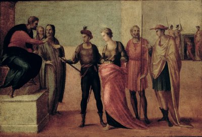 The Sentencing of St. Lucy by Francesco Granacci
